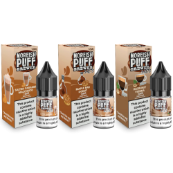 Moreish Puff Brewed Nic Salts 10ml 10/20mg  - Latest Product Review